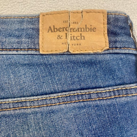 Abercrombie & Fitch Womens Jeans Size 10L W30xL33 Stretchy One Issue See Pics - Picture 4 of 6